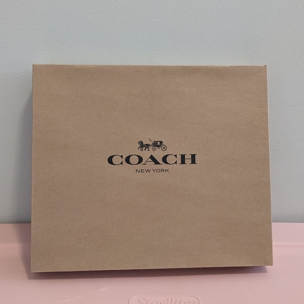 Coach Metallic Teal Carrie Crossbody Bag - Picture 9 of 10